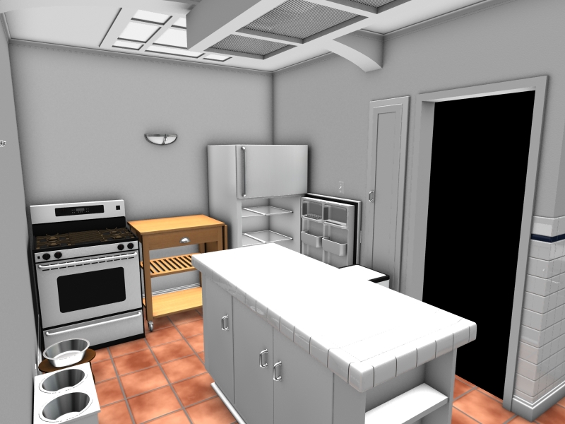 Virtual Model of the Kitchen